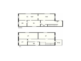 Vakantiehuis Borhaug Grondplan 36