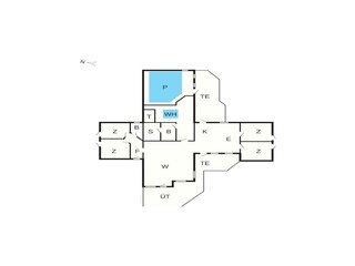 Vakantiehuis Marielyst Grondplan 66