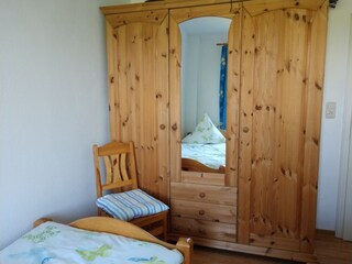 Schlafzimmer mit 2 Einzelbetten