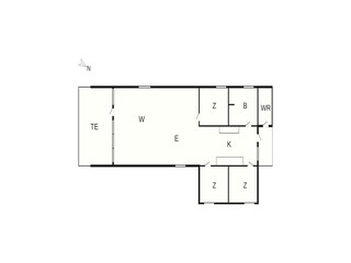 Maison de vacances Aalbæk Plan d'étage 60