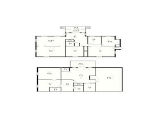 Vakantiehuis Grohed Grondplan 31