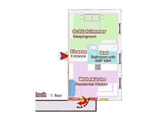 Vakantieappartement Kiens Grondplan 41