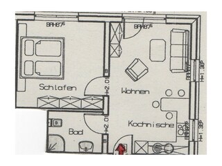 Ferienwohnung Vöhl Grundriss 43