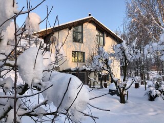 Haus im Winter