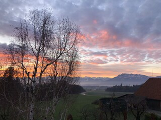 Sicht vom Garten aus gesehen