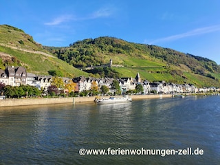 Blick auf die Altstadt Zell Mosel