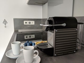 Zusätzlich eine Nespresso Kapselmaschine