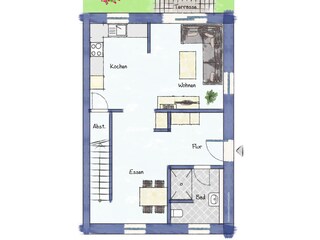Casa de vacaciones Deutschland Plano de planta 26