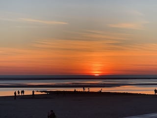 Mehr geht nicht! Sonnenuntergang am Nordstrand.