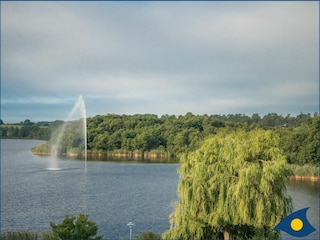 Schloonsee mit Fontäne