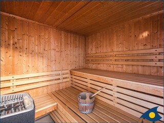 Sauna im Objekt Villa Vineta