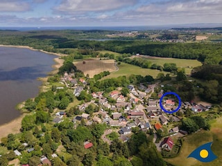 Lage in Sellin mit Ostsee im Hintergrund