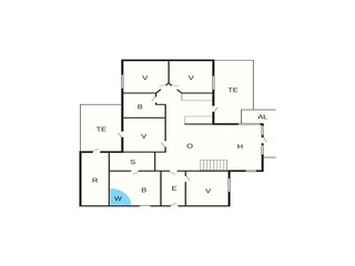 Maison de vacances Fåborg Plan d'étage 82