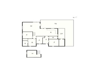 Vakantiehuis Lyngså Grondplan 49