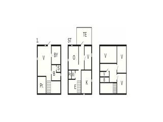 Vakantiehuis Hölö Grondplan 33