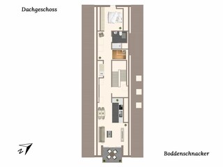 Ferienwohnung Born Grundriss 21