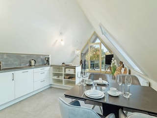 Your Darß holiday: Bright dining area with balcony