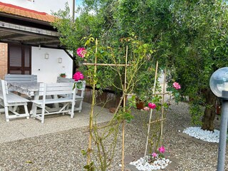 Essbereich im Garten