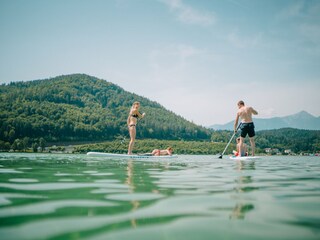 Mit dem SUP über den Klopeiner See