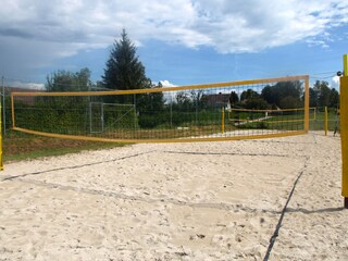 Beach volleyball court 250 m from the accommodation