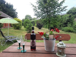 die Abendsonne genießen