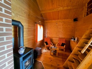 Wohnbereich/  Kaminofen