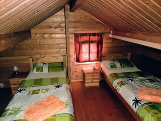 Schlafbereich im DG 2 Einzelbetten