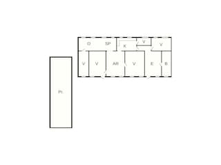 Vakantiehuis Eskov Strandpark Grondplan 41