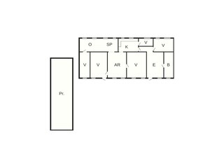 Vakantiehuis Eskov Strandpark Grondplan 52