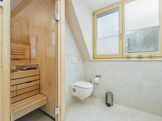Dein Darß Urlaub Born: Duschbad mit Sauna