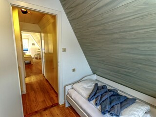 Schlafzimmer im 1.OG mit zwei gemütlichen Einzelbetten