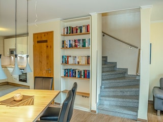 Großes, geräumiges Wohnzimmer, Esszimmer und integrierter Küche