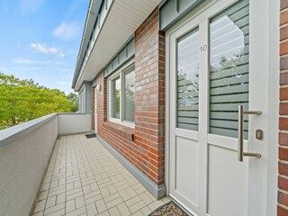 Laubengang zur Wohnung