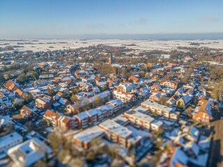 Ferienwohnung Küstenhaus in Esens - Winteraufnahme