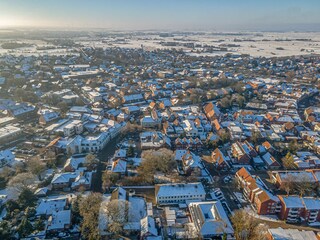 Ferienwohnung Küstenhaus in Esens - Winteraufnahme
