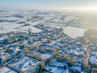 Ferienwohnung Küstenhaus in Esens - Winteraufnahme