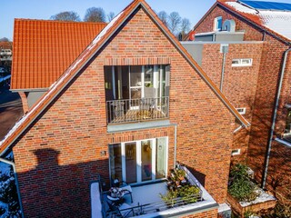 Ferienwohnung Küstenhaus in Esens - Winteraufnahme