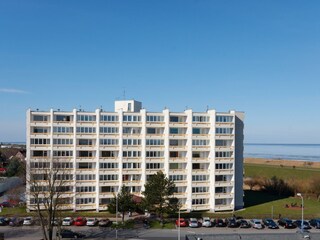 Das Haus in erster Reihe an der Nordsee