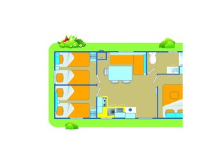Ferienhaus Porec & Umgebung Grundriss 30
