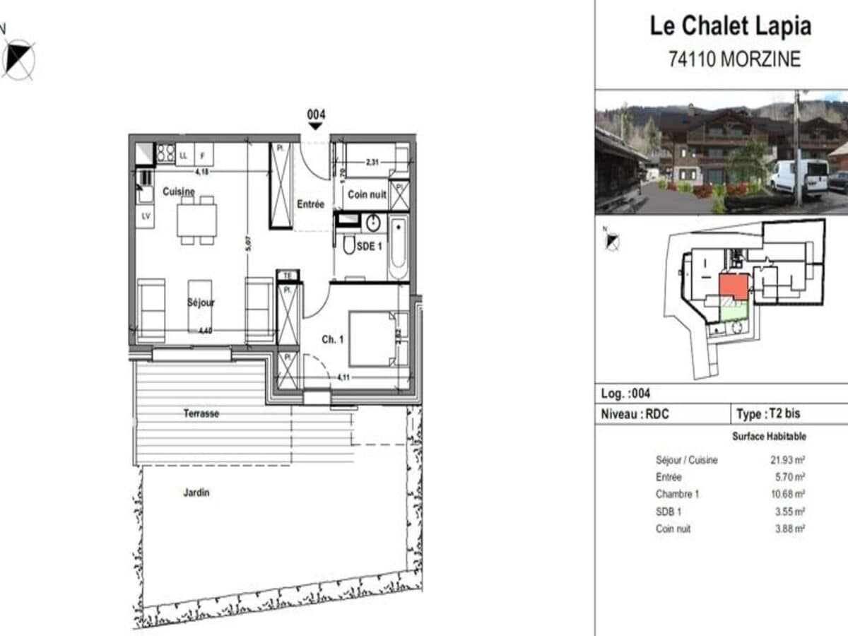 Appartement Morzine Buitenaudio-opname 1