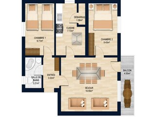 Apartamento La Clusaz Grabación al aire libre 14