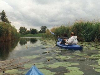 Kanufahrt durch den Tönnisbach Richtung Tempziner See