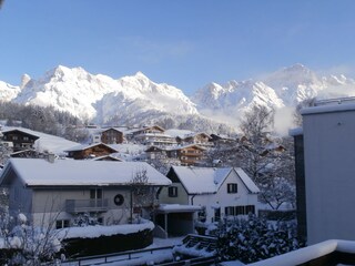 Blick vom Balkon Winter 2016