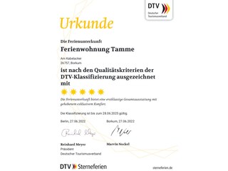 DTV Klassifizierung 5 Sterne