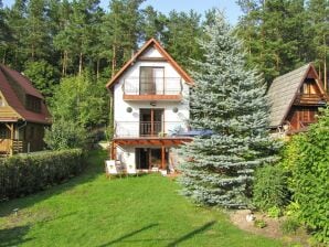 Ferienpark Freistehendes Ferienhaus mit umzäunten Garten direkt am See, Wrony - Wrony - image1