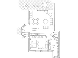 Ferienwohnung Born an der Darß Grundriss 41