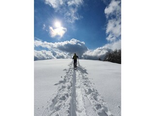 einsame Skitour