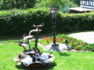 Bronze fountain water feature Winterberg House Dorothee