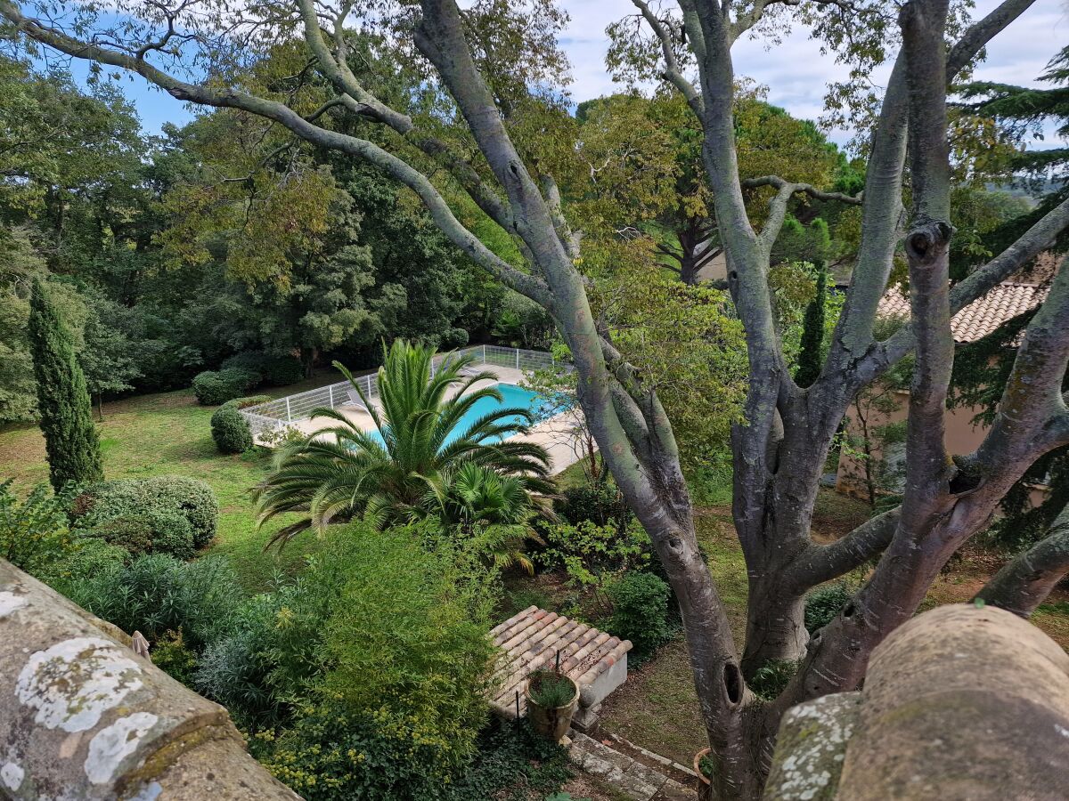 Ausblick von der Dachterrasse zum Pool 2