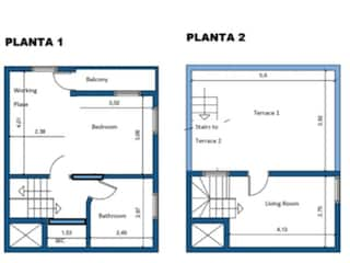 Grundriss 1. Etage und 2. Etage